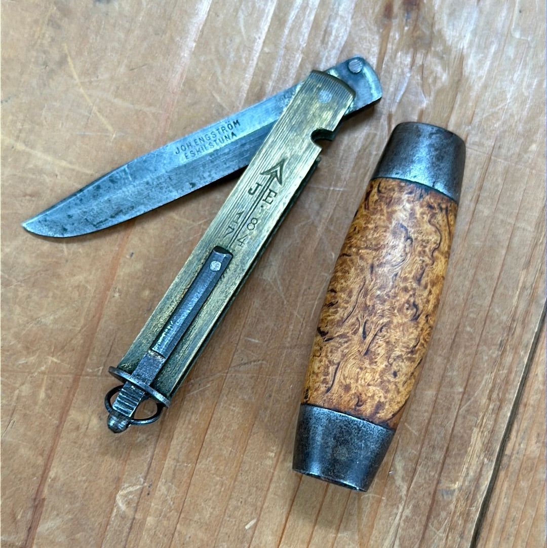 Joh Engström Small Barrel Knife Eskilstuna Sweden 1874-1895