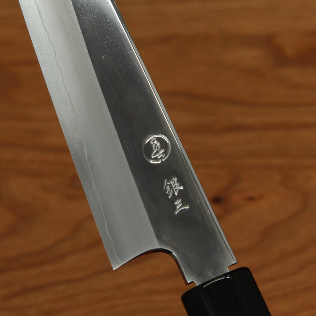 Makoto Tadokoro Marushin Nakagawa 150mm Petty Ginsanko Mirror Finish Ebony Handle