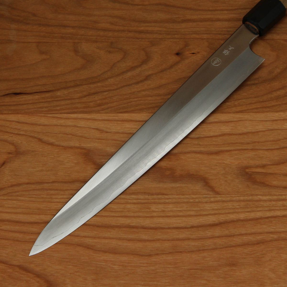 Makoto Tadokoro Marushin Nakagawa 240mm Sujihiki Ginsanko Teak