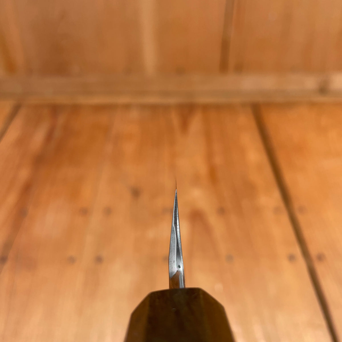 Sakai Kikumori Nakagawa V10 270mm Kiritsuke Yanagi VG10 Damascus Oak Handle with Saya