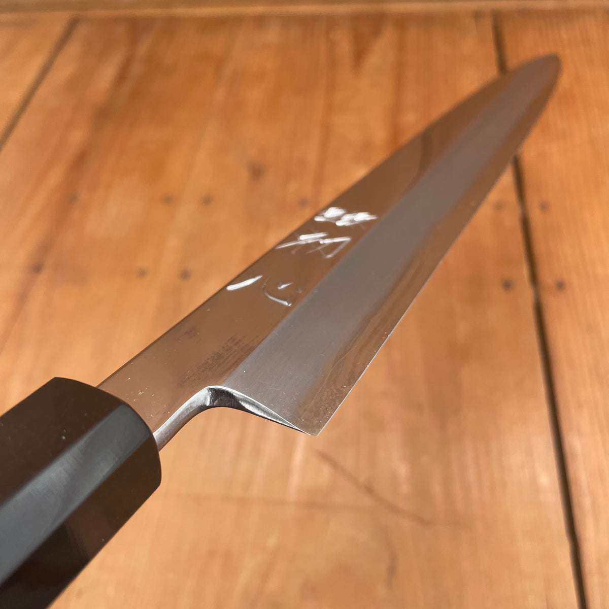 Hatsukokuro Nakagawa 300mm Yanagi Ginsanko Kyomen Ebony Black Buffalo Horn Handle