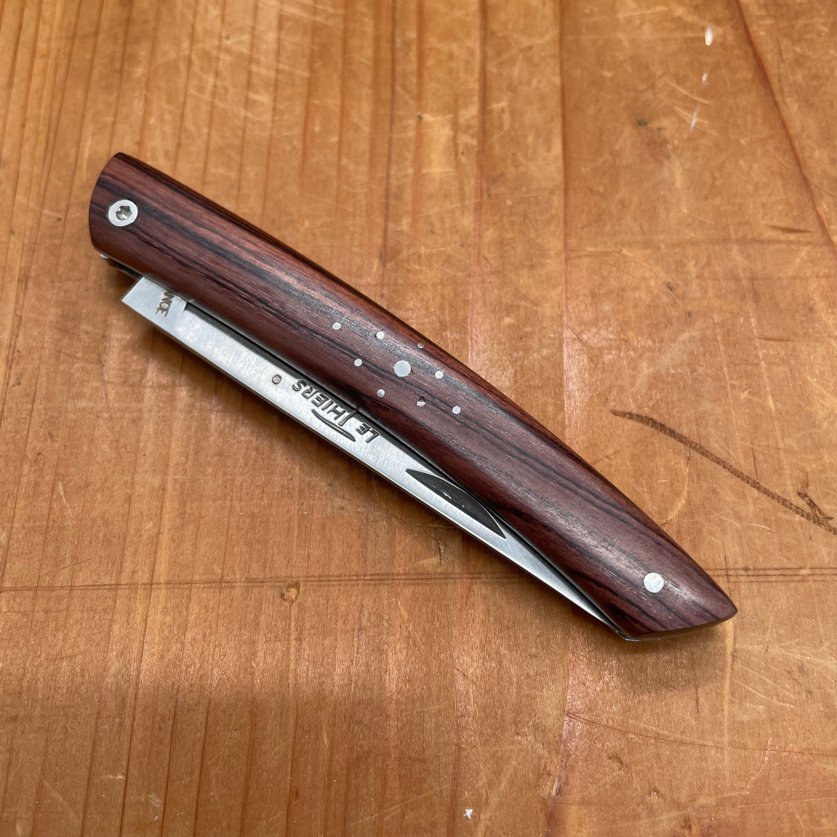 Au Sabot Le Thiers 11cm Pocket Knife Stainless Violetwood Handle