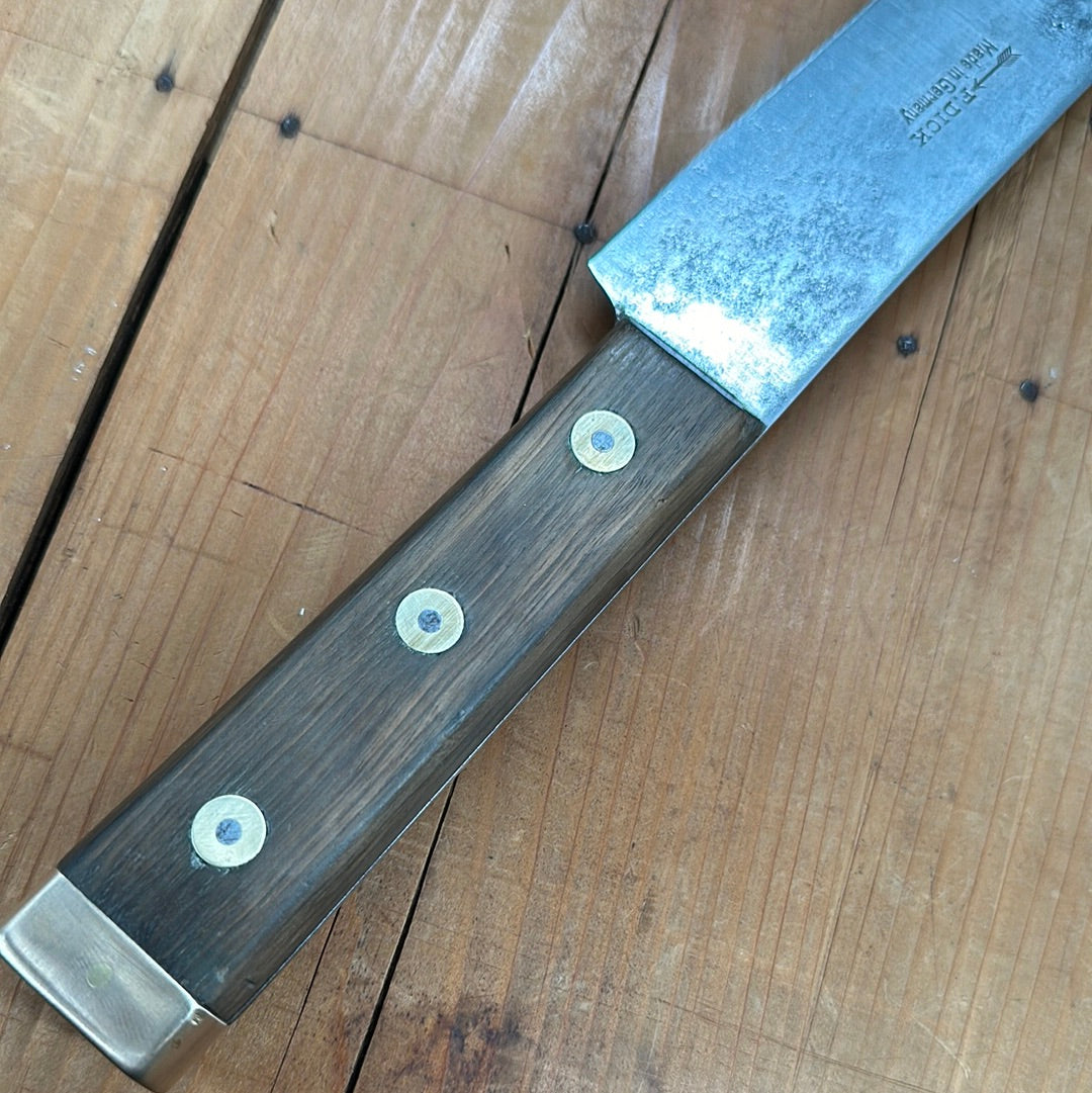 F Dick 14" Scimitar Carbon Steel Birdseye Rivets PreWW2?