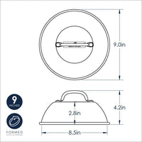 Nordic Ware Aluminum Cheese Melting Dome