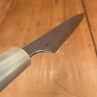 Hatsukokuro Nakagawa 150mm Petty Aogami 1 Damascus Ebony Handle