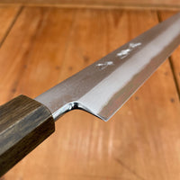 Sakai Kikumori Nakagawa V10 270mm Yanagi VG10 Damascus Oak Handle with Saya