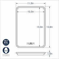 Nordic Ware Naturals Aluminum Jelly Roll Sheet Pan