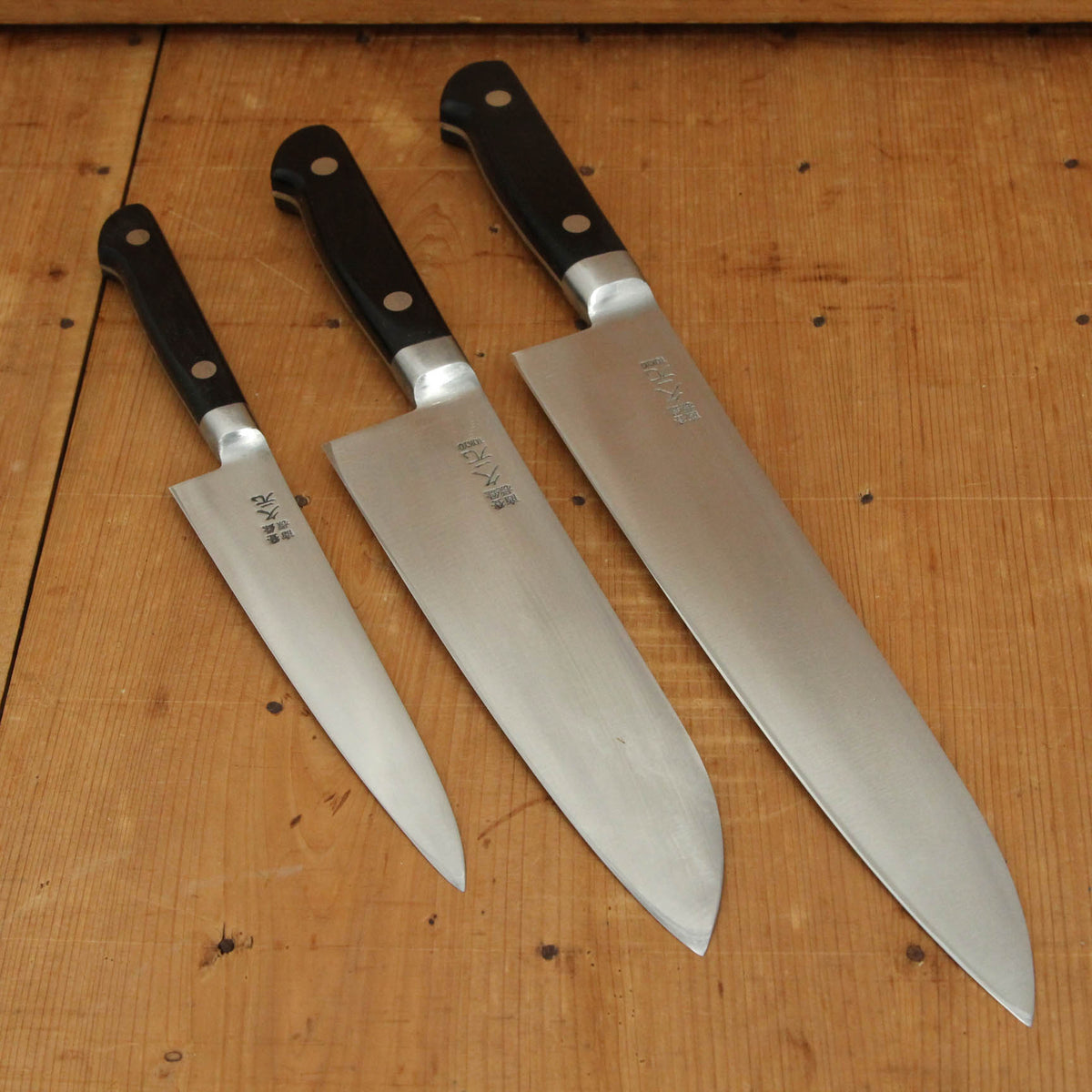 Morihei Hisamoto Hagane 3 Knife Set