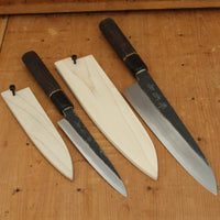 Sakai Kikumori Nakagawa Aogami 1 Kurouchi - 2 Knife Set