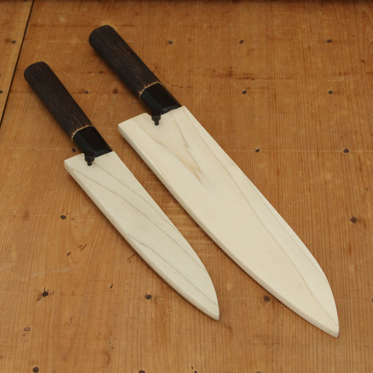 Sakai Kikumori Nakagawa x BC Aogami 1 Kurouchi Knife Set - 2 Pieces