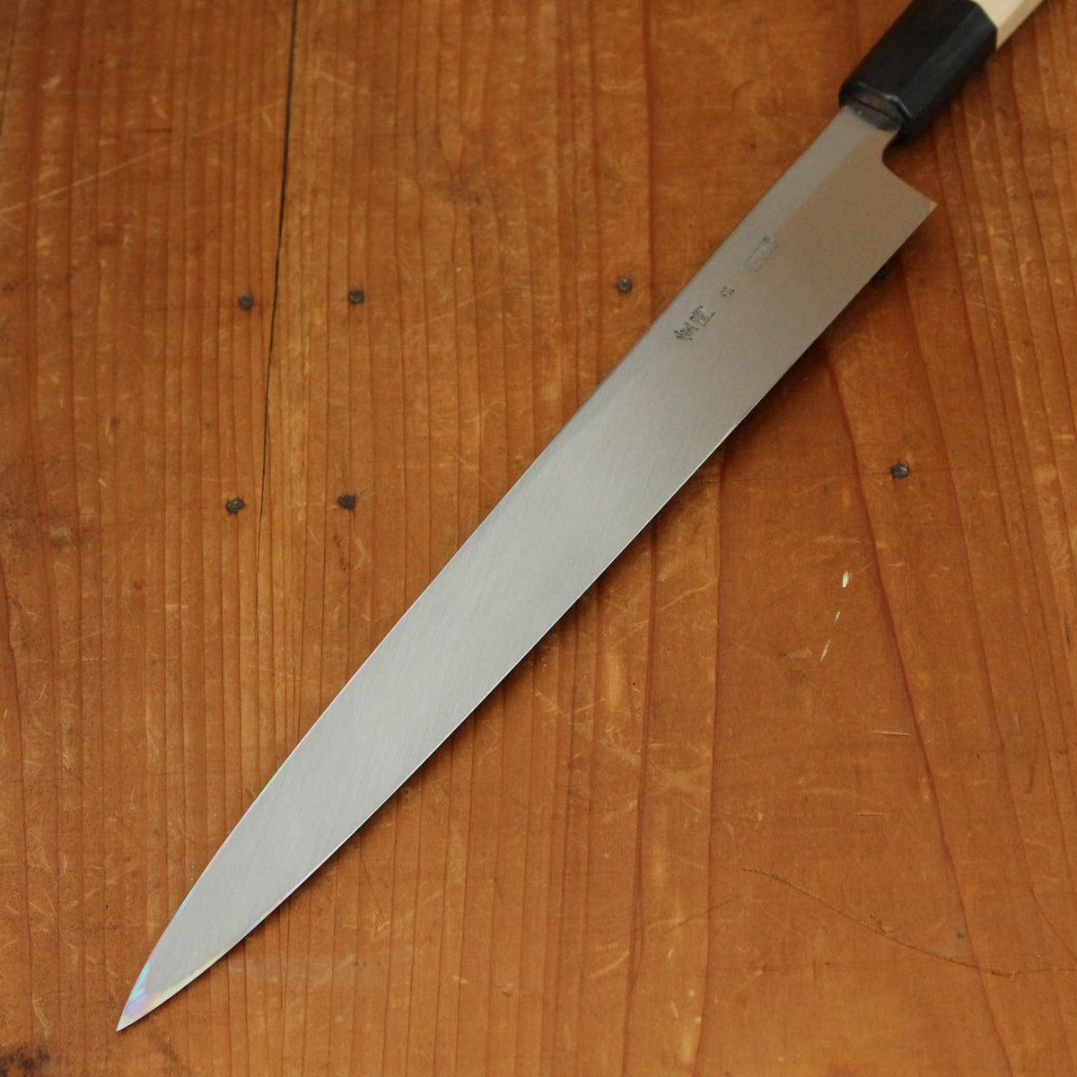 Sakai Kikumori Choyo 270mm Yanagi Shirogami 2 with Saya