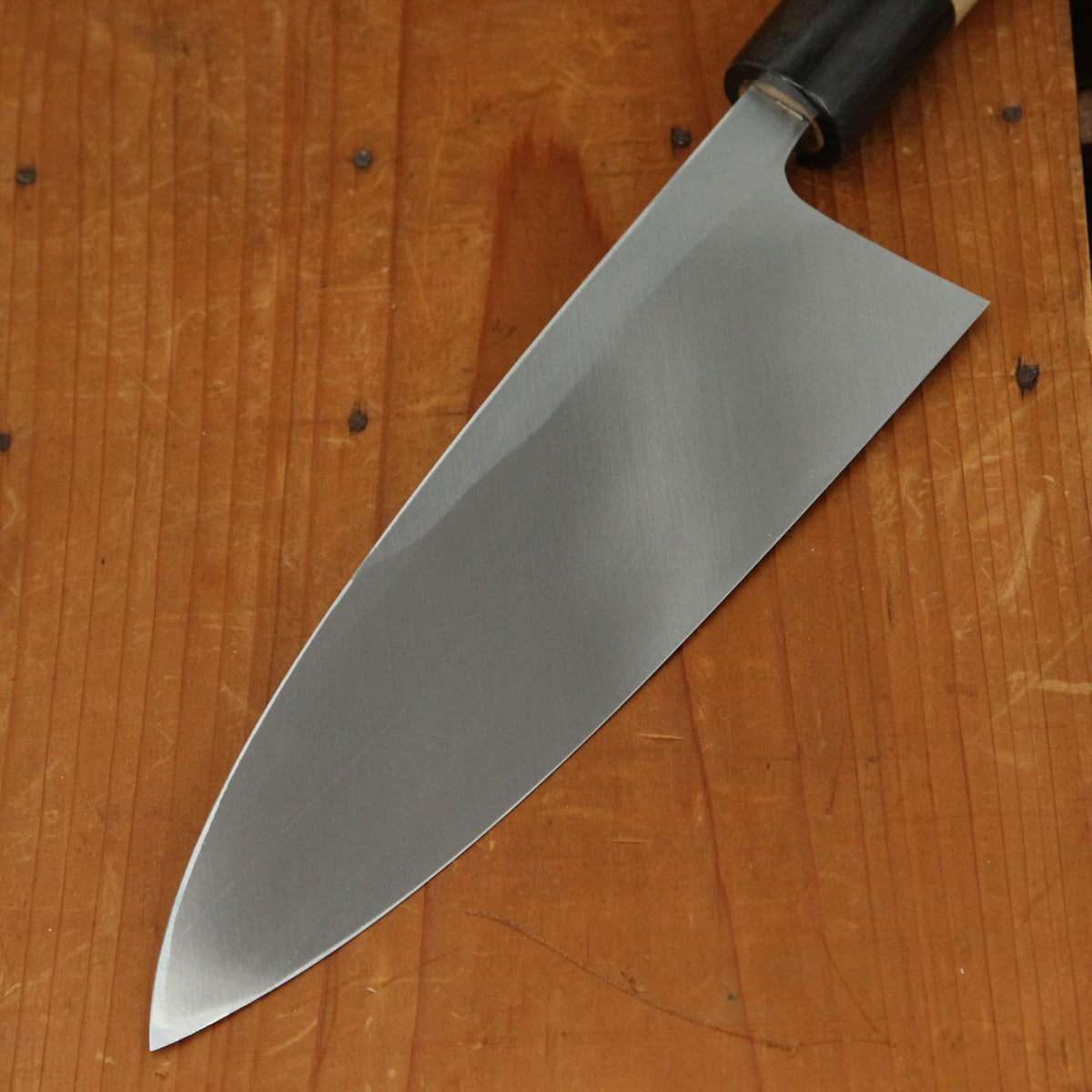 Sakai Kikumori Tomoshibi 180mm Deba Shirogami 2