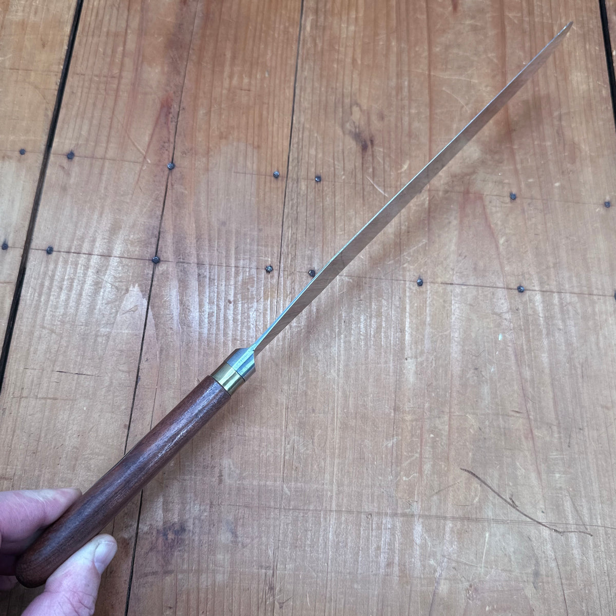 New Vintage Vorex 11" Spatula Forged Stainless Steel Rosewood Thiers, France