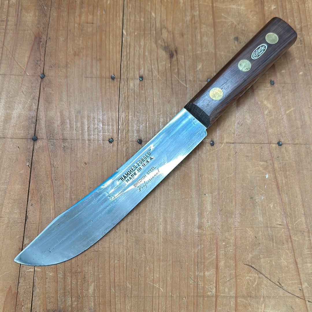 New Old Stock Clyde 7" Bullnose Swedish Carbon Steel 'Professional' Rosewood