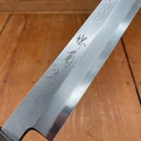 Sakai Kikumori Nakagawa V10 270mm Yanagi VG10 Damascus Oak Handle with Saya