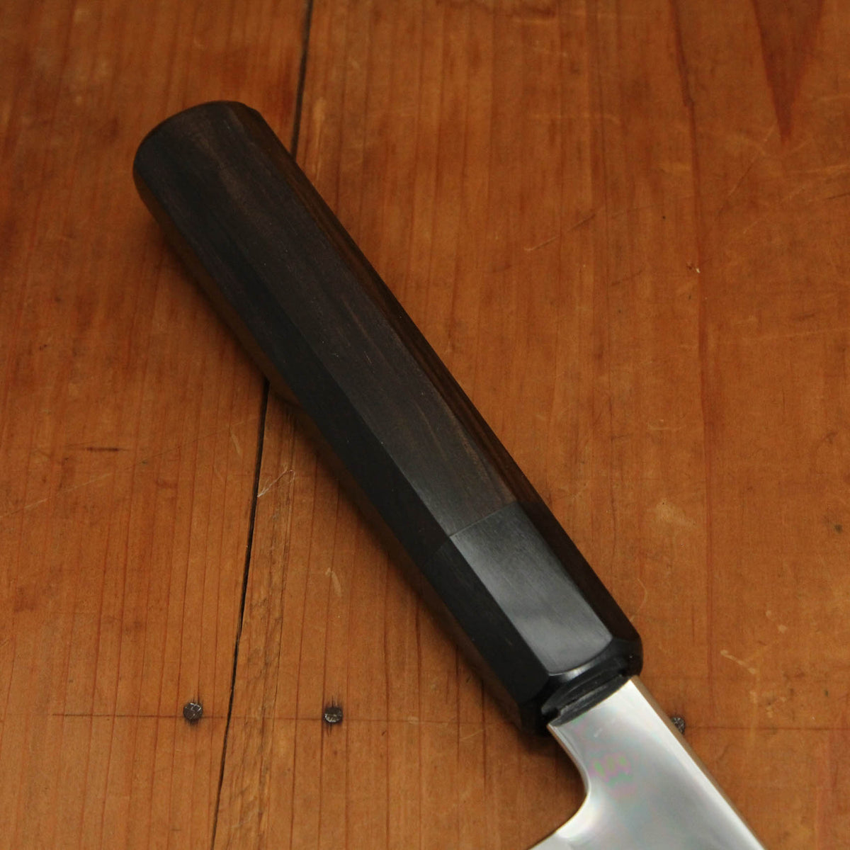 Makoto Tadokoro Marushin Nakagawa 240mm Gyuto Ginsanko Mirror Finish Ebony Handle