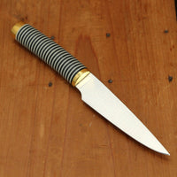 Florentine Four 100mm Paring Knife Stainless White & Black