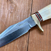 Randall Made Knives Model 8-4 Trout & Bird Carbon Steel Stag 1960s-70s?