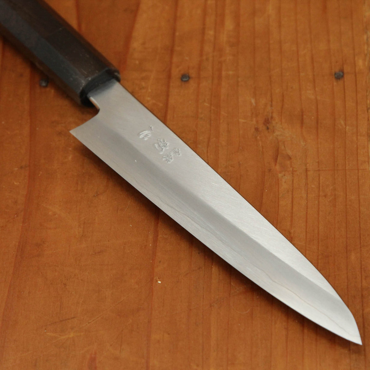Hatsukokoro Nakagawa 150mm Petty Ginsanko Kyomen Ebony Handle Buffalo Horn