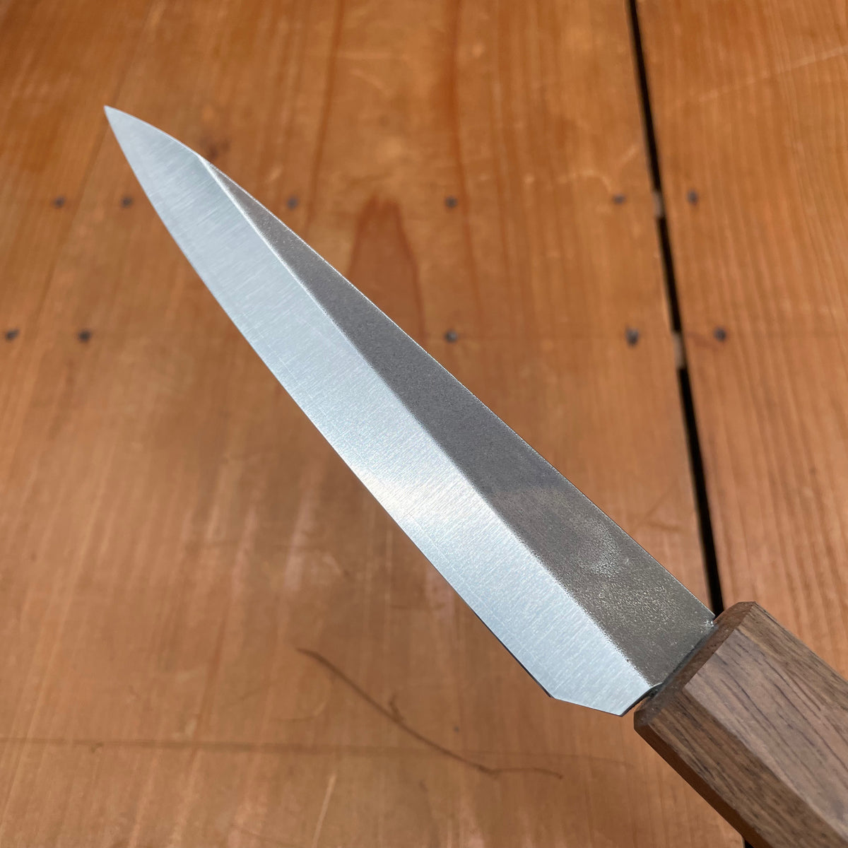 Bernal Cutlery x Konosuke GS+ 140mm Ko-Sabaki SLD Kurouchi Khii Laurel Handle with Saya