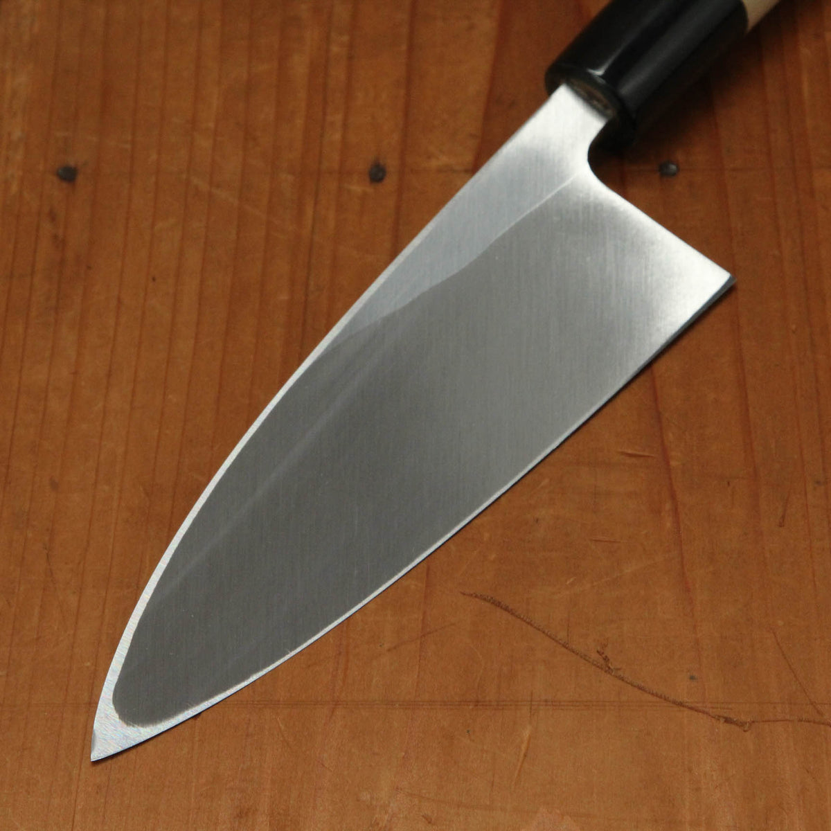 Sakai Kikumori Tomoshibi 150mm Deba Shirogami 2