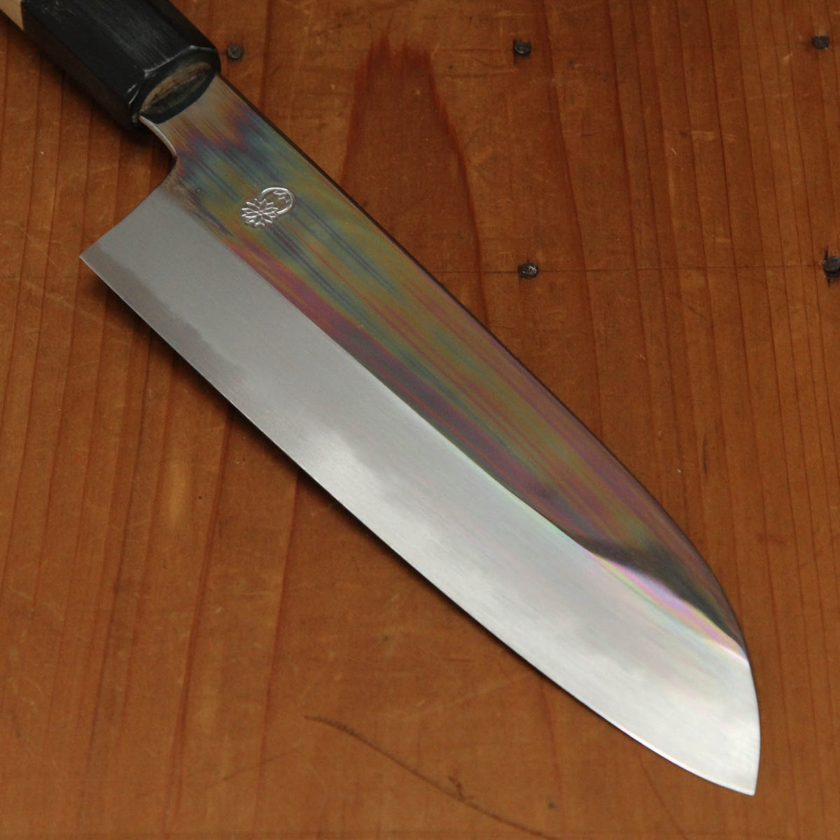 Sakai Kikumori Choyo 180mm Santoku Shirogami 2 with Saya