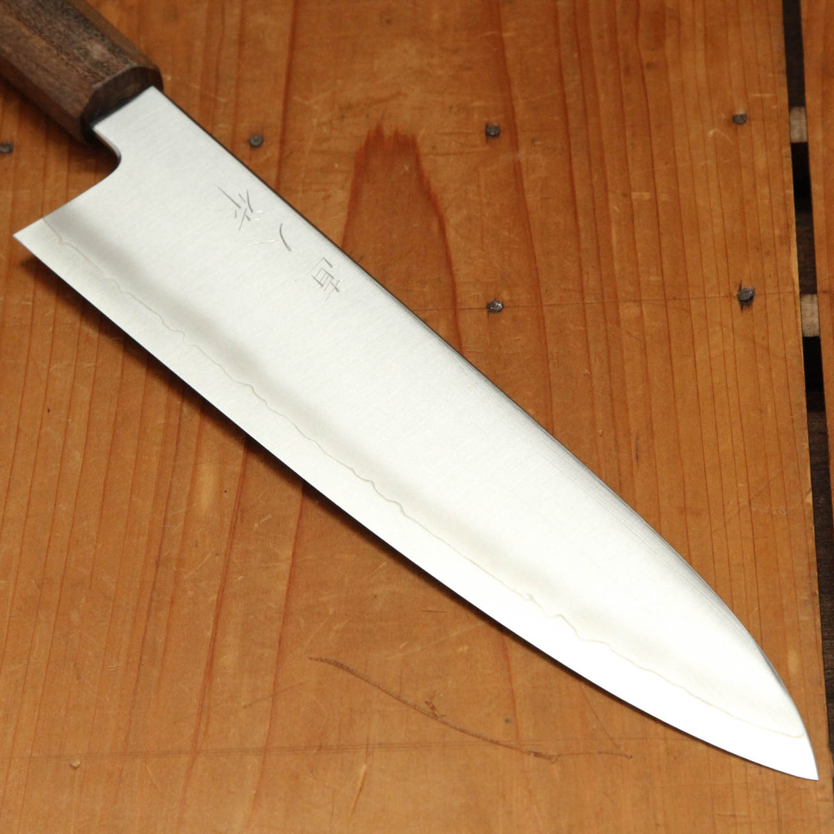 Myojin Riki Seisakusho 240mm Gyuto Cobalt Special Stainless Bubinga Handle