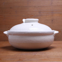 Daikoku Banko Ware Soup Donabe - Solid White