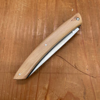 Au Sabot Le Thiers 12cm Pocket Knife Straight Stainless Juniper Handle