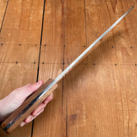 No 2 Dehillerin 300cm / 12.5" Abattre Heavy Chef Knife Stainless Steel Rosewood 26 oz