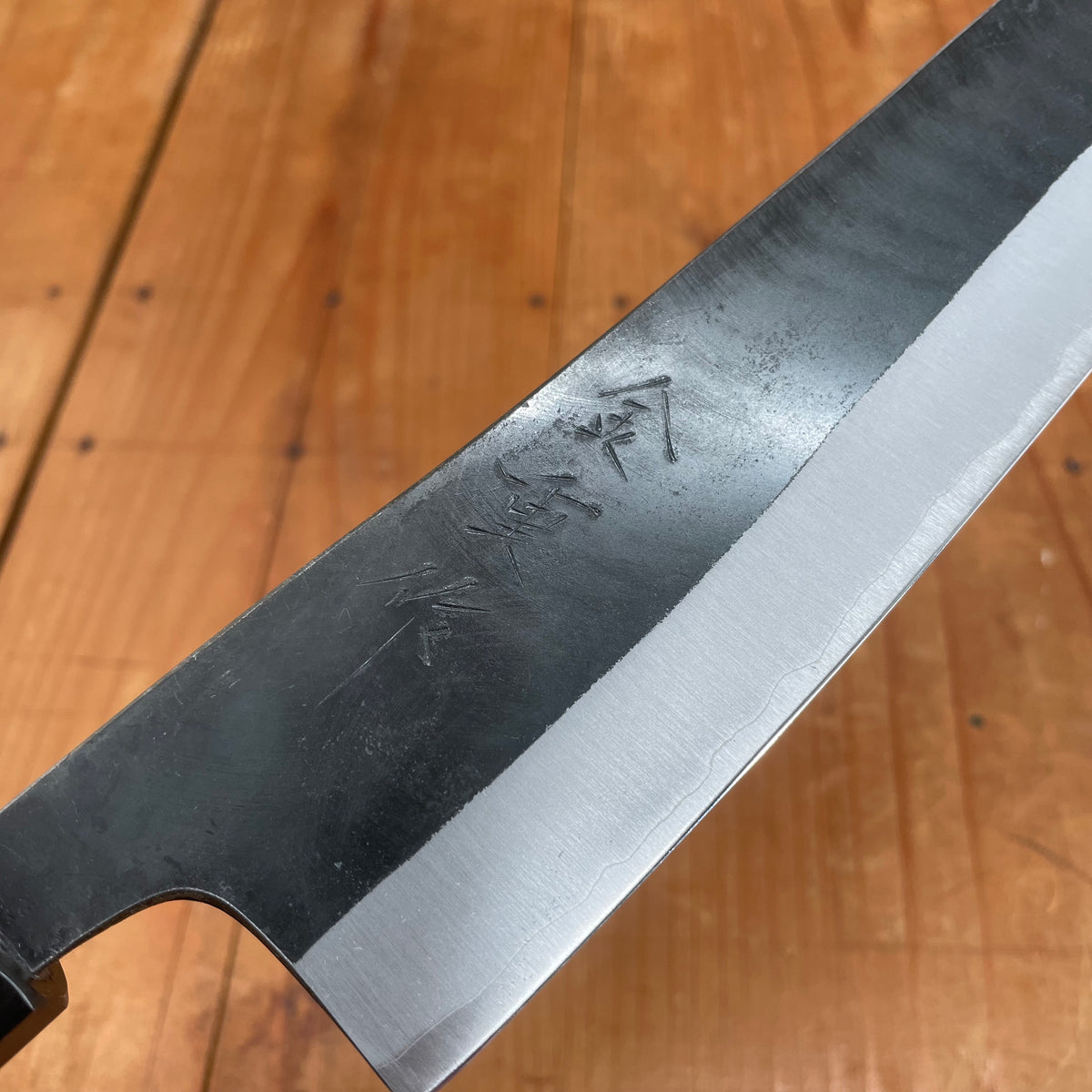 Kaneshige Hamono 240mm Gyuto Stainless Clad Aogami 2 Kurouchi Ho Wood Handle