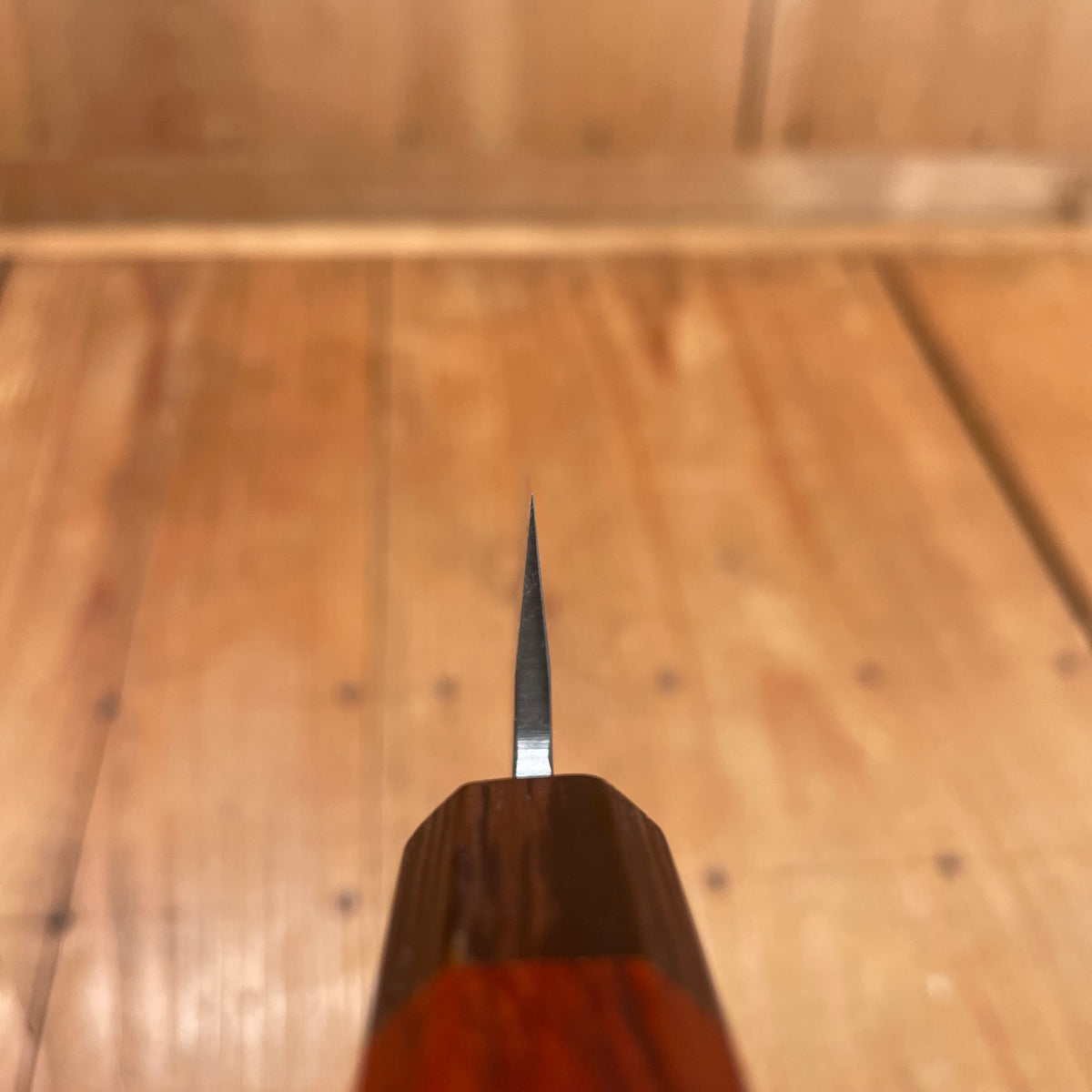 Hitohira TD 135mm Petty Stainless Clad Aogami 2 Kurouchi Padauk Handle