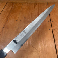 Hatsukokuro Nakagawa 300mm Yanagi Ginsanko Kyomen Ebony Black Buffalo Horn Handle