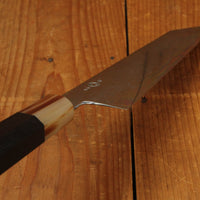 Takada no Hamono 240mm Kiritsuke Gyuto Aogami 1 Suminagashi Ebony Octagonal