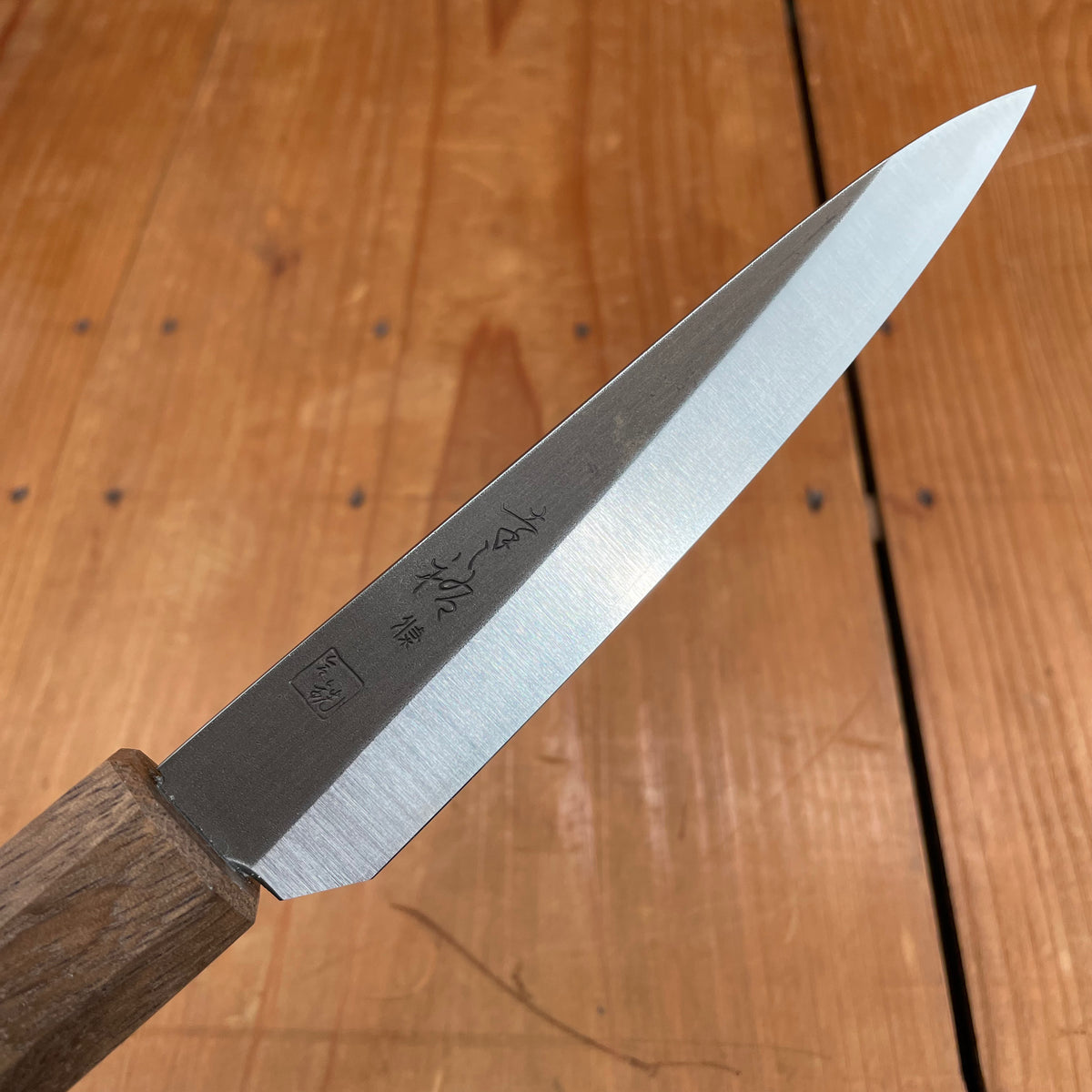 Bernal Cutlery x Konosuke GS+ 140mm Ko-Sabaki SLD Kurouchi Khii Laurel Handle with Saya