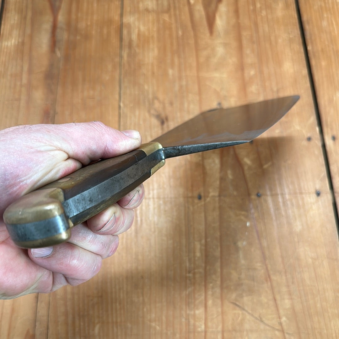 Antique 7" Cleaver Hand Forged Carbon Steel France