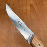 Au Sabot Le Thiers 12cm Pocket Knife Straight Stainless Olive Handle