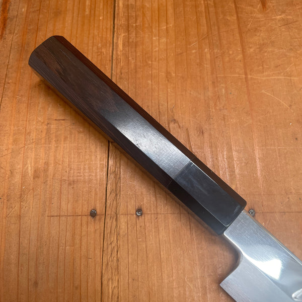 Hatsukokuro Nakagawa 270mm Yanagi Ginsanko Kyomen Ebony Black Buffalo Horn Handle