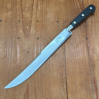 Vintage Sabatier Trumpet / Ancienne Maison 9.5” Carving Knife Stainless France 1950-70