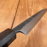 Hatsukokoro Shirasagi 240mm Yanagi Aogami 2 Kurouchi Ebony Handle