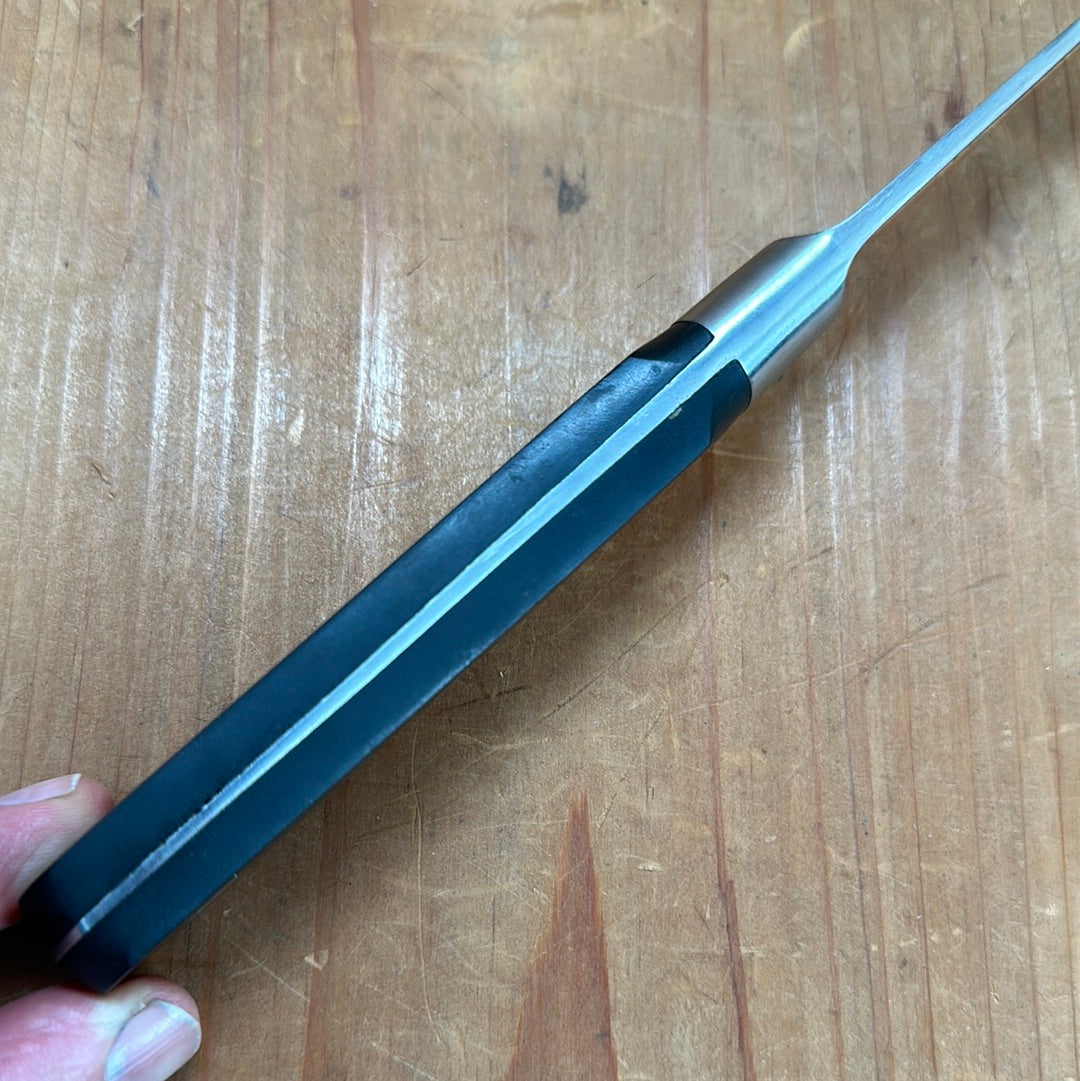 Vintage Sabatier Trumpet / Ancienne Maison 9.5” Carving Knife Stainless France 1950-70