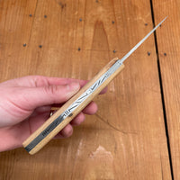 Au Sabot Le Thiers 12cm Pocket Knife Straight Stainless Juniper Handle