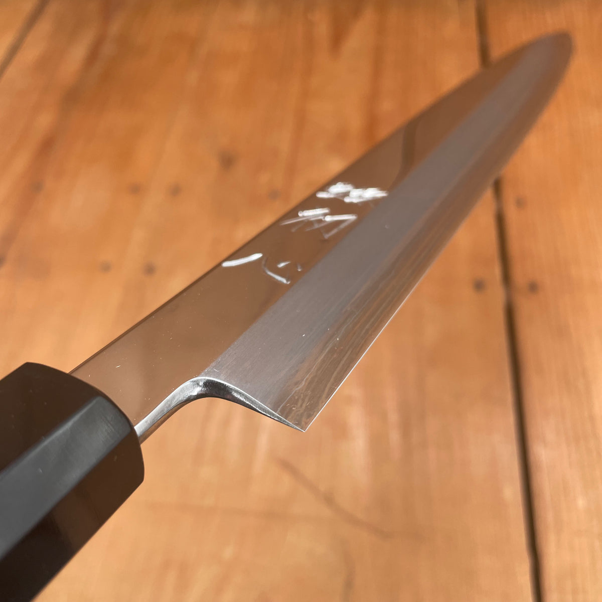 Hatsukokuro Nakagawa 270mm Yanagi Ginsanko Kyomen Ebony Black Buffalo Horn Handle