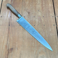 Lamson & Goodnow 'US Navy Standard' 10.25" Chef Nogent Style Carbon Steel ~1900