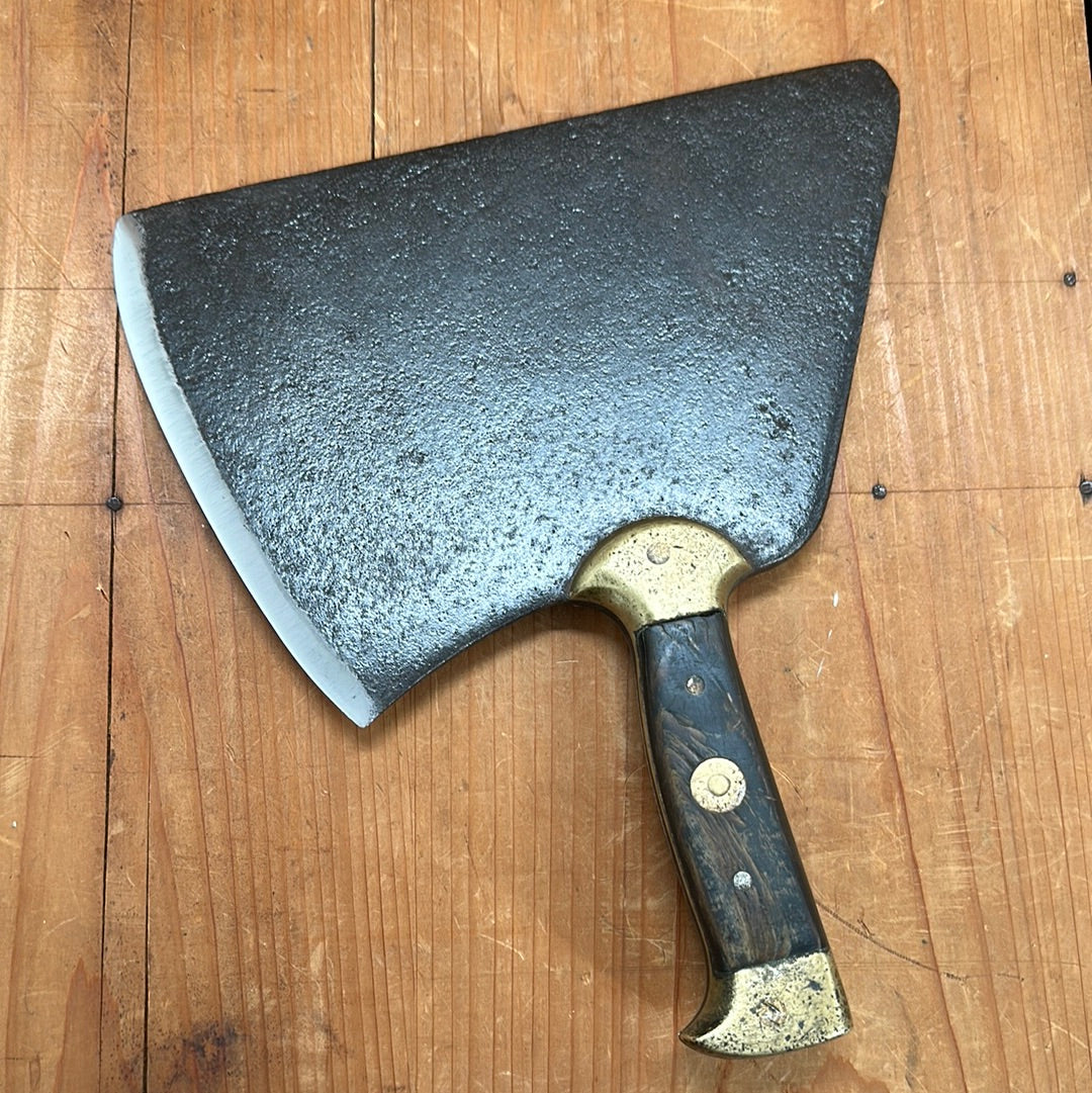 Antique 6" Cleaver Hand Forged Carbon Steel France