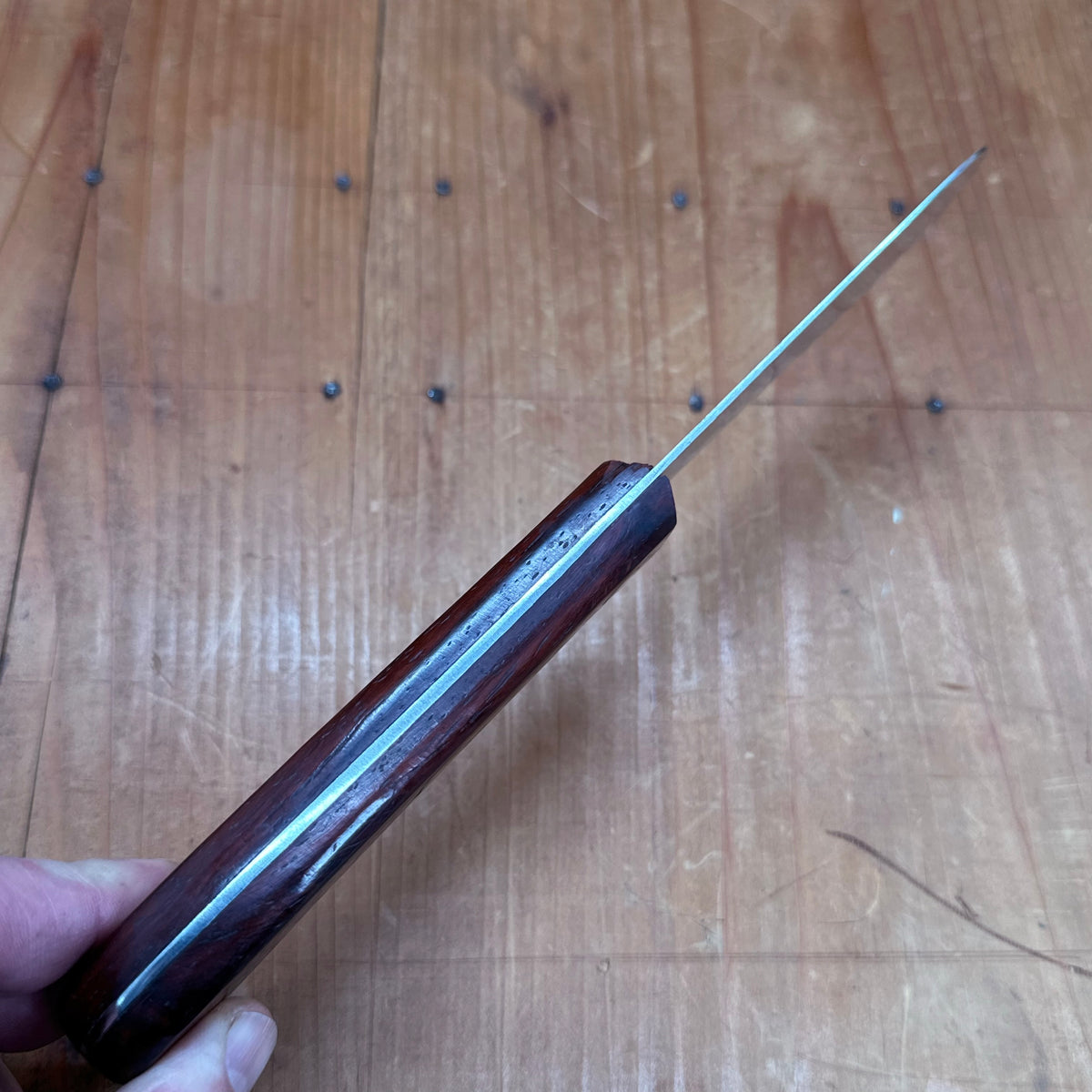 New Old Stock Sprechercut 3.75" Serrated Spreader Stainless Steel Rosewood Thiers, France