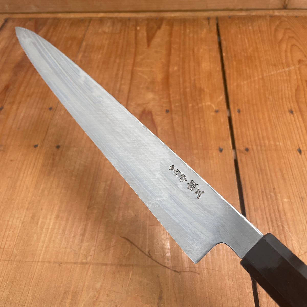 Hatsukokuro Nakagawa 300mm Yanagi Ginsanko Ebony Black Buffalo Horn Handle