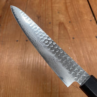 Hitohira HG 150mm Petty Stainless Tsuchime Damascus Rosewood Handle