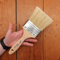 Ateco 3" Flat White Boar Bristle Brush