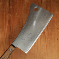 Village Blacksmith 8” Cleaver 'Solid Steel' Carbon Steel 1900-1920